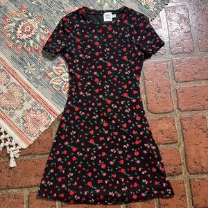 Princess Polly floral fitted mini dress